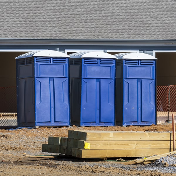 do you offer hand sanitizer dispensers inside the porta potties in Sanbornton